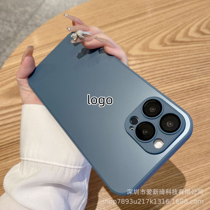 Apple 16ナノメートルAGマット仕上げiPhone17Promaxパール光沢15携帯電話ケースシンプル耐衝撃フルカバー14に適用|undefined