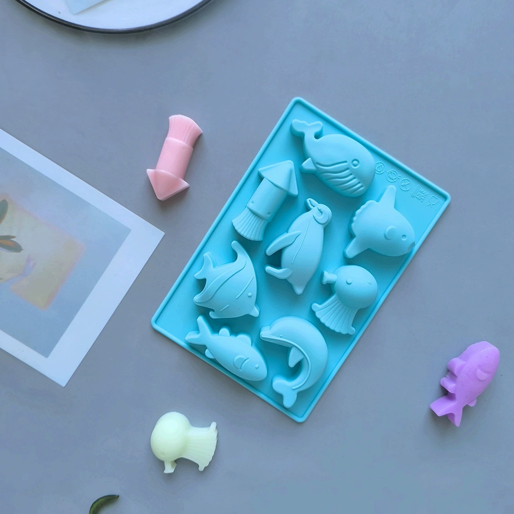 Морской силиконовый акриловый mold, компактные украшения, 3D