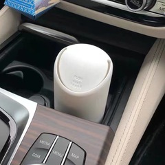 ミニ車載ゴミ箱シリコンコップ棚取り外し可能水洗い車用ゴミ箱