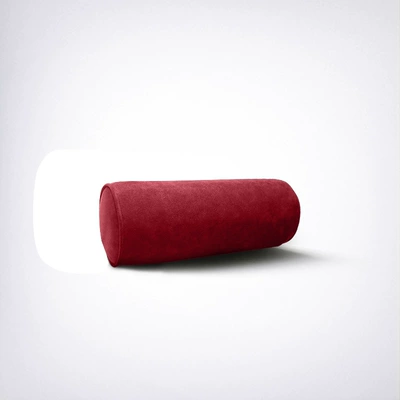 Headrest Seat Headrest Car Neck - alcantara-cylindrical-scientific-neck-pillow-non-porous-model-4996-bright-red