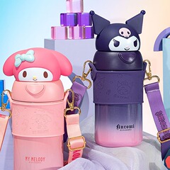 新商品サンリオ316ステンレス保温カップ高颜値凱蒂猫酷洛米大耳犬水コップ