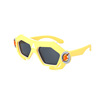 Cartoon fashionable sunglasses suitable for men and women, sun protection cream, glasses, new collection, UF-protection