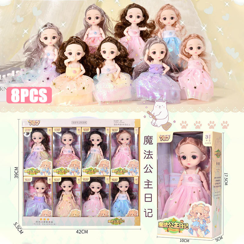 Juguetes infantiles y niñas conjuntos de muñecas lindas Lolly Barbie muñecas intercambiables caja de regalos al por mayor