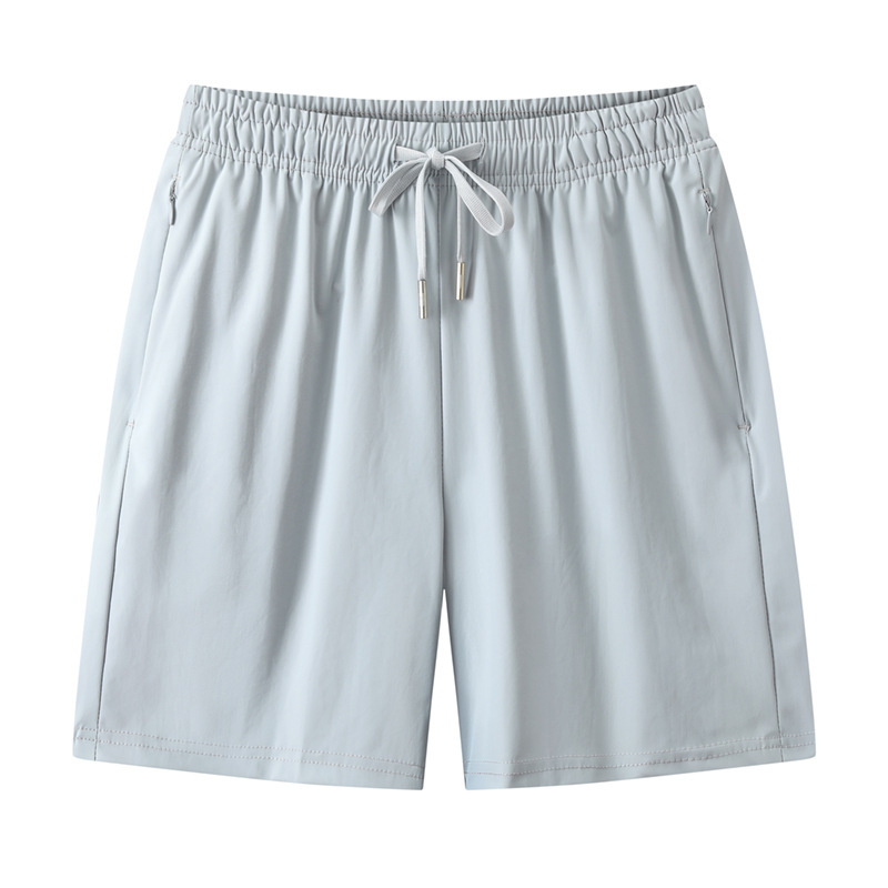 Quick-Drying Sports Shorts, Summer Lightweight Ice Silk Loose-Fitting Outdoor Fitness Cycling Commuting Beach Casual Pants, Versatile