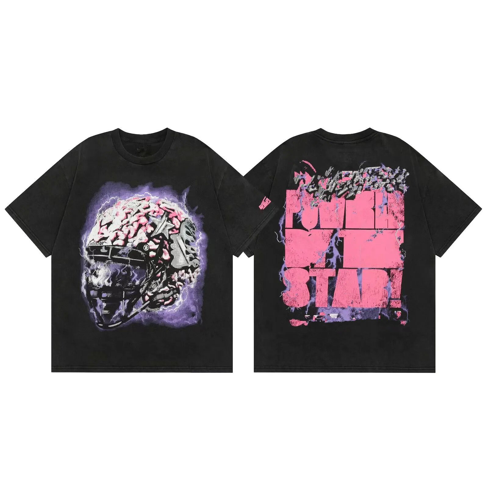 Verano nuevo estilo marca de moda europea y americana para hombres y mujeres camiseta de algodón casual suelta ajustada camiseta gráfica de manga corta de verano top de manga corta