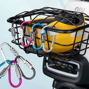 Electric scooter helmet lock, anti-theft lock, battery-powered motorcycle lock, secure helmet lock, bike basket hook, password lock