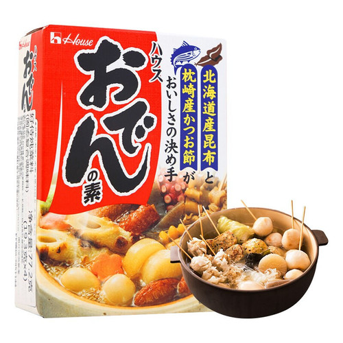 Japan's imported Haoshi Oden soup seasoning House sauce package 711 convenience store stew seasoning