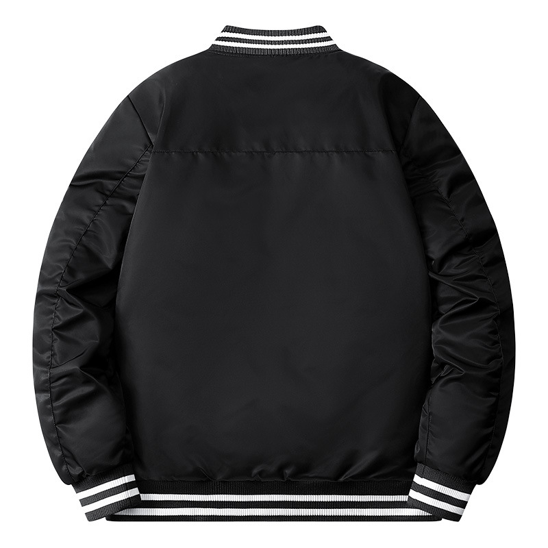 Thickened flight men's new autumn winter loose baseball fashionable and handsome motorcycle cotton jacket_voghion.com