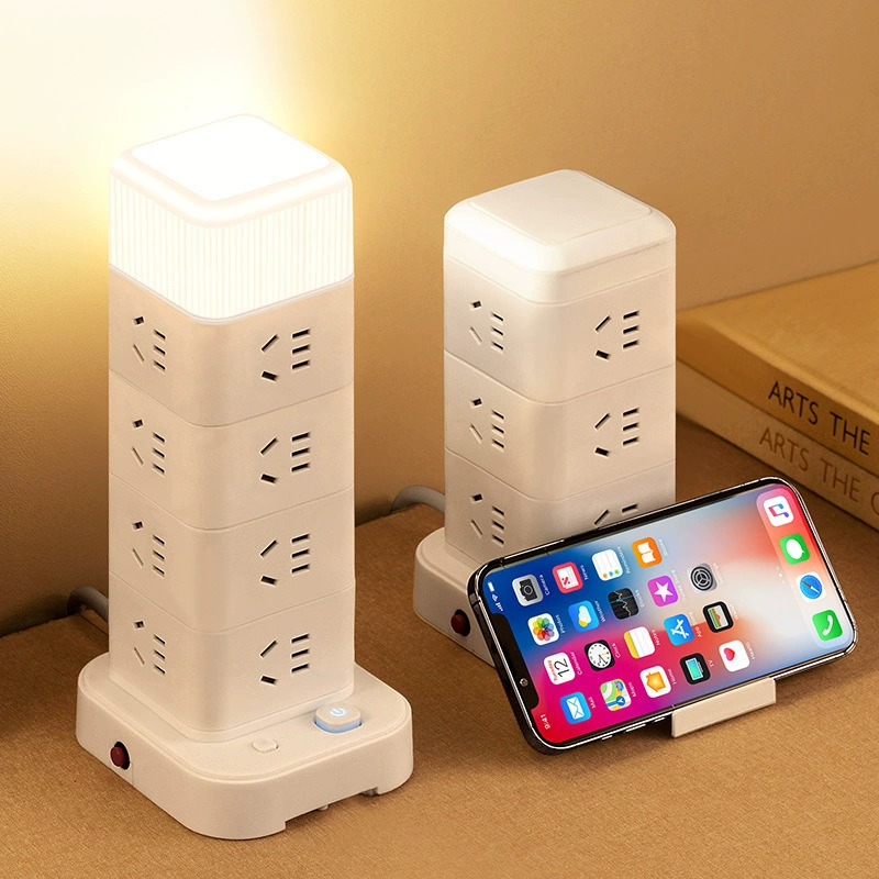 Bull - Вертикальная розетка с несколькими розетками, многофункциональная бытовая розетка с несколькими розетками.