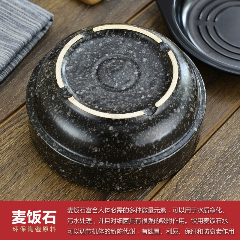 Керамический корейский каменный горшок для риса Bibimbap, миска-горшок для риса, корейский каменный горшок для пшеничного/рисового блюда, глиняный горшок для риса, небольшая кастрюля для «переправы» лапши и риса