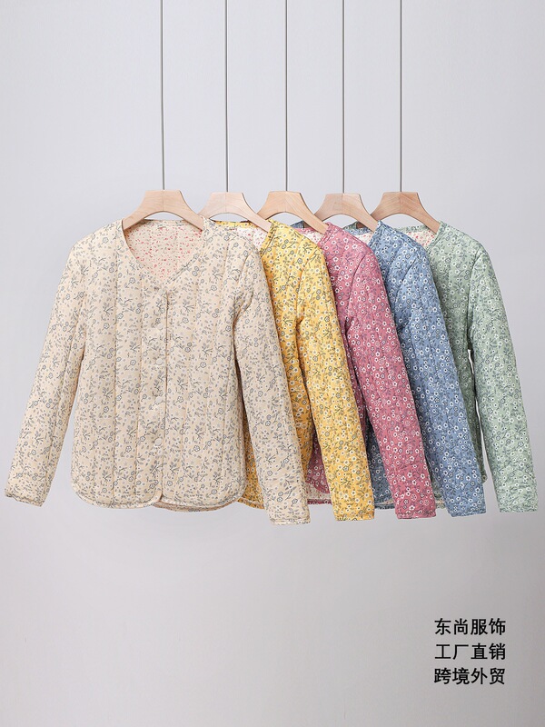 轻薄羽绒棉服女装V领棉衣2025冬季宽松百搭打底内胆棉袄保暖外套|undefined