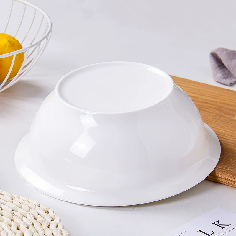 Доменная фарфоровая кость Jingdezhen: большая чаша для отваров и супов китайского стиля, чашка для супа из керамики, посуда для микроволновой печи и духовки