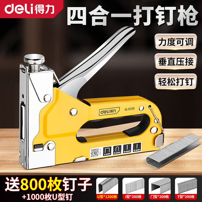 Engrapadora Manual 3 en 1 en Forma de U para Tapicería y Hogar