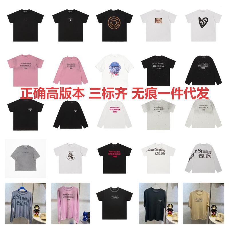 Authentic Ac Trendy Brand T-Shirts, New Spring/Summer Collection, Unisex Loose Casual Versatile T-Shirts, Wholesale in Stock Authentic Ac Trendy Brand T-Shirts, New Spring/Summer Collection, Unisex Loose Casual Versatile T-Shirts, Wholesale in Stock