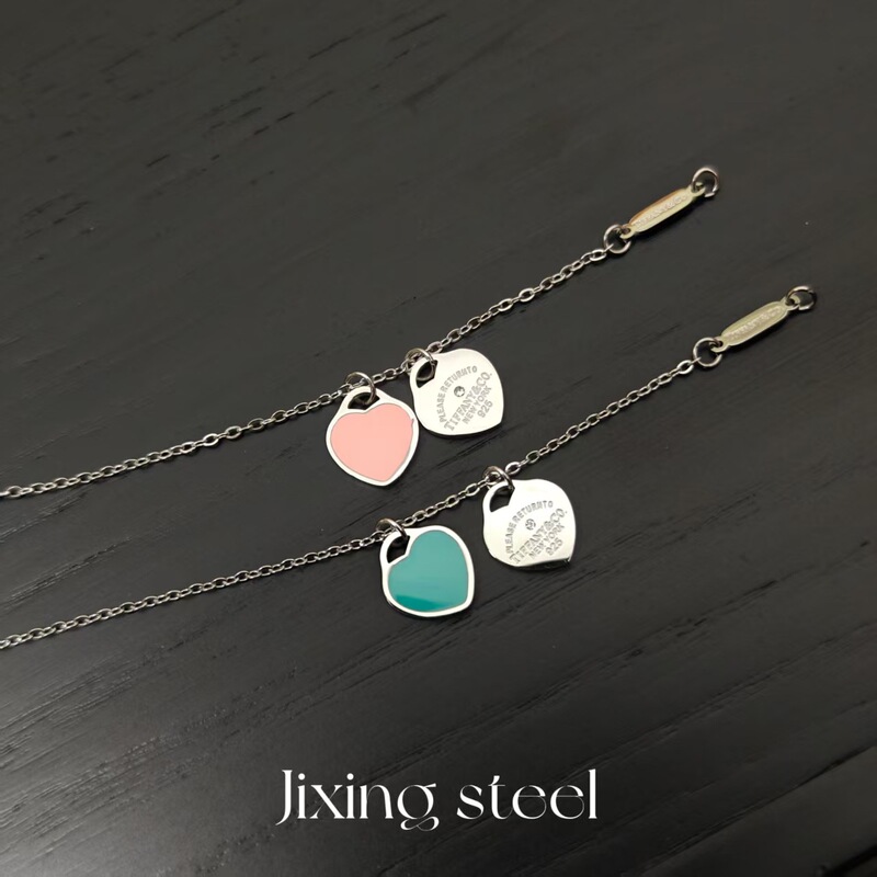 Tijia/Tjia Heart-Shaped Necklace European and American Cross-Border Women's Luxury Niche Fashion Trendy High-End Internet Celebrity Hot Item Tijia/Tjia Heart-Shaped Necklace European and American Cross-Border Women's Luxury Niche Fashion Trendy High-End Internet Celebrity Hot Item