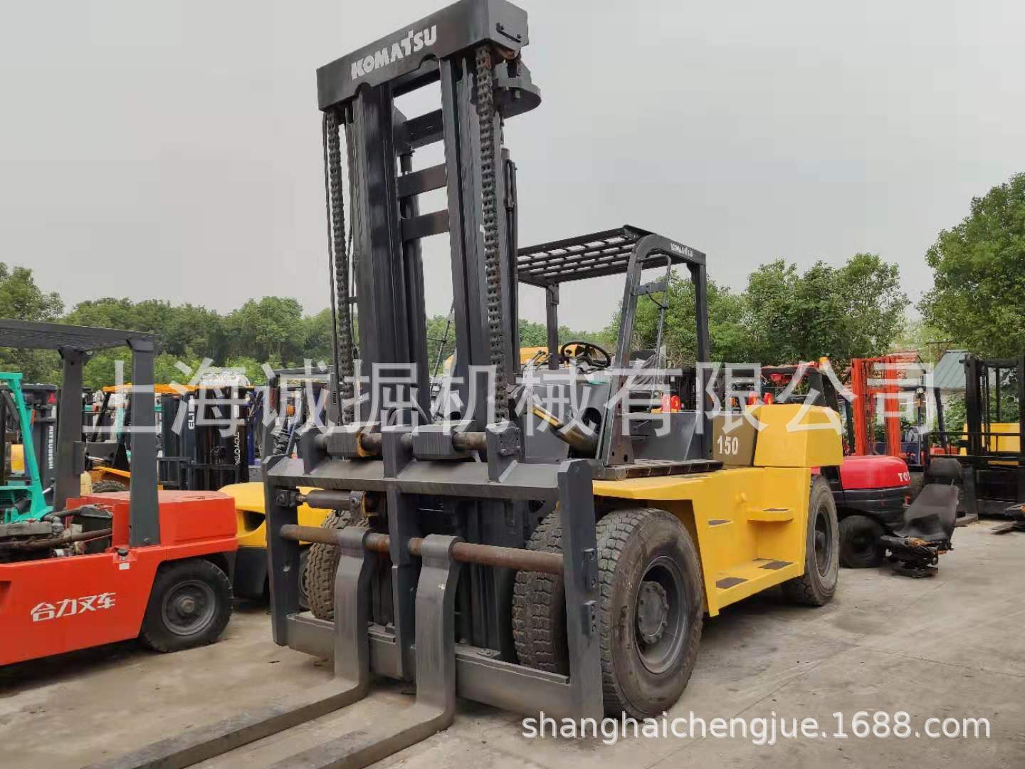 二手小松15吨叉车 Komatsu 150 现货转让