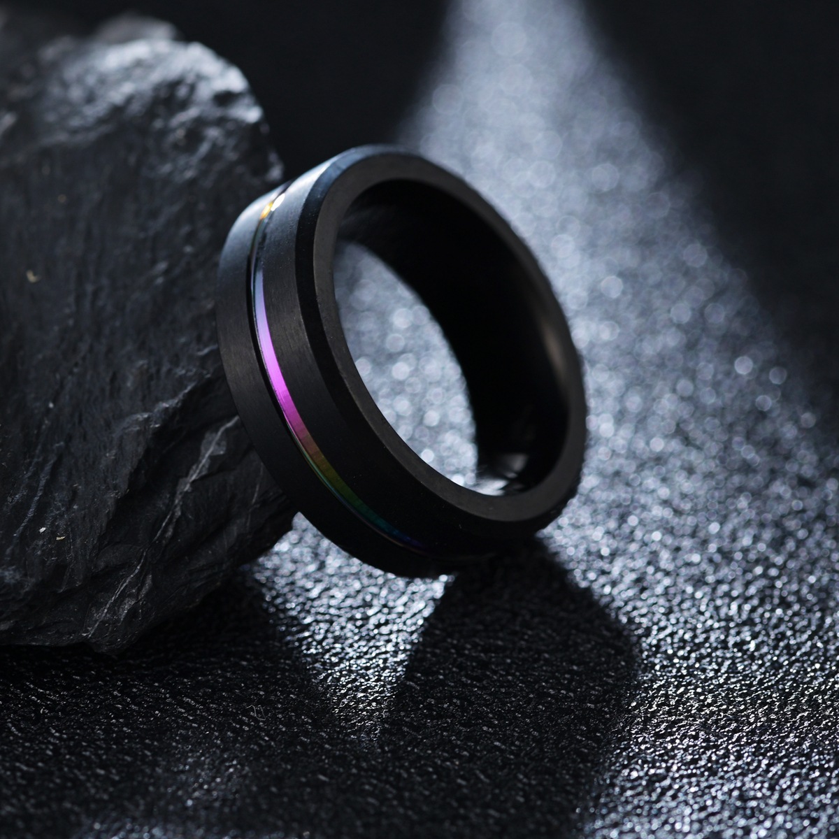 Birthday Occasion 304 Stainless Steel Material Fashion Circle 304 Stainless Steel No Inlaid Gold Plated Men'S