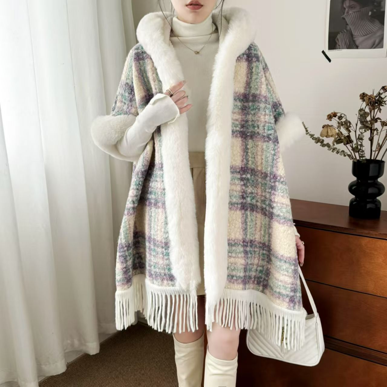 보라색 녹색 스트립