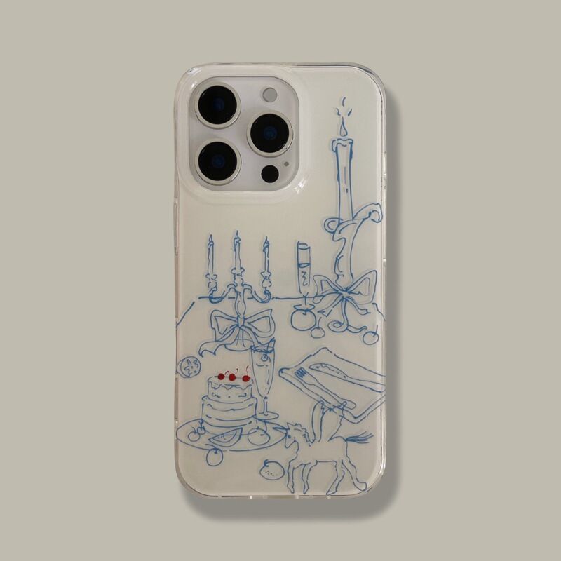 シンプルで新鮮な個性 iPhone16 Apple 15ProMax 携帯電話ケース 14Pro 保護カバー 13 ソフトに適しています|undefined