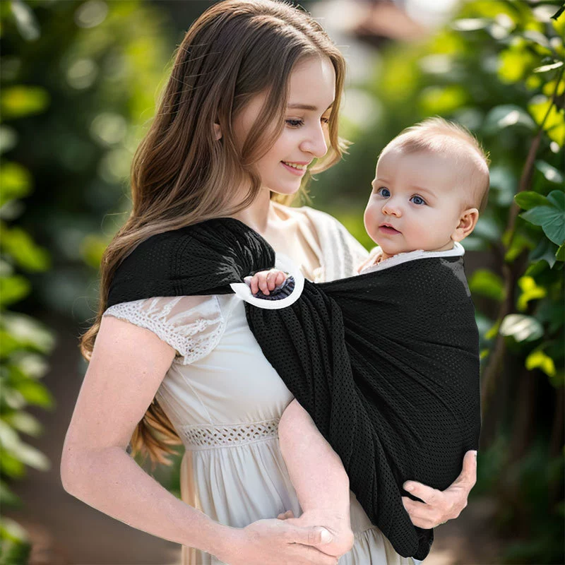 Детская переноска Amazon Factory Sears с двойным кольцом, летняя сетчатая переноска для родителей, простая переноска для родителей