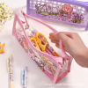 Waterproof capacious cute pencil case for elementary school students