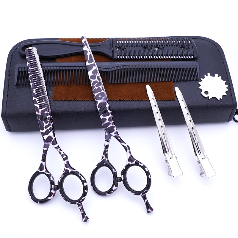 厂家批发理发剪刀专业美发剪刀发型师专业平剪牙剪家用宝宝理发剪