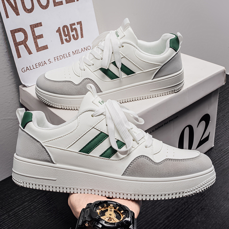 Zapatos de hombre 2026 de moda universal respirable zapatos deportivos pequeños zapatos blancos casuales zapatos deportivos estudiantes zapatos de skate zapatos de moda zapatos de hombre
