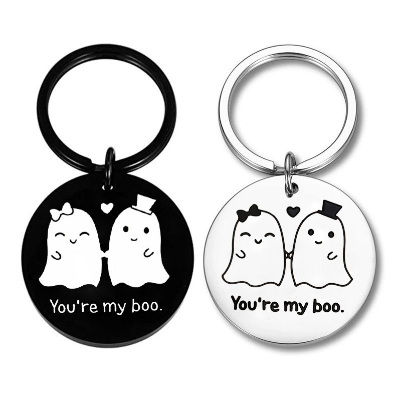 cute ghost keychain for St. Valentine's Day for wedding anniversary…