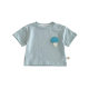 Children's Ice Cream T-shirt 2025 New Summer 0-5 Years Old Girls Pic Short Sleeve Top Thin Boys' Western Style Summer Dress