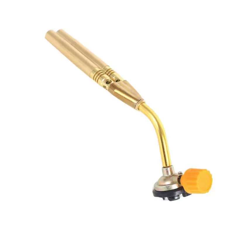 Медная двойная трубка 2108 кондиционер медная трубка холодильник алюминиевая трубка Сварочная горелка барбекю карта пистолет-распылитель Золото газовая Сварочная горелка