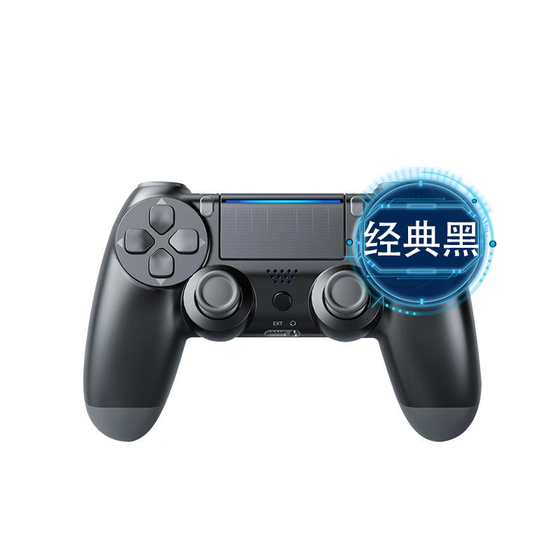 Ventas directas de fábrica Ps.4 controlador de pc de mango inalámbrico vibración de seis ejes giroscopio somatosensorial Bluetooth P4 gamepad