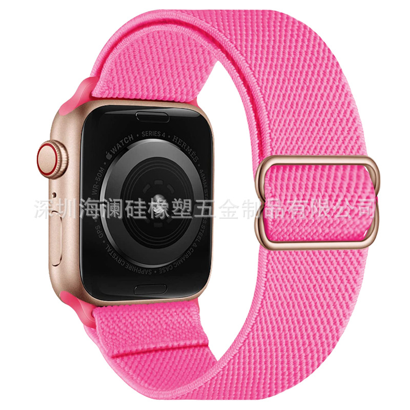 Adecuado para Apple correa de reloj iwatch8 Apple correa de reloj hebilla elástica correa de reloj de nylon