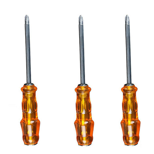 Manufacturer supplies cross-shaped through-hole transparent dual-purpose screwdriver household multi-functional repair tool strong magnetic screwdriver