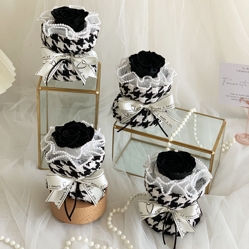 Grenzüberschreitender Direktversand Mini Ewige Rose Kleiner Duftstrauß Heimdekoration Fotorequisite Valentinstag_voghion.com