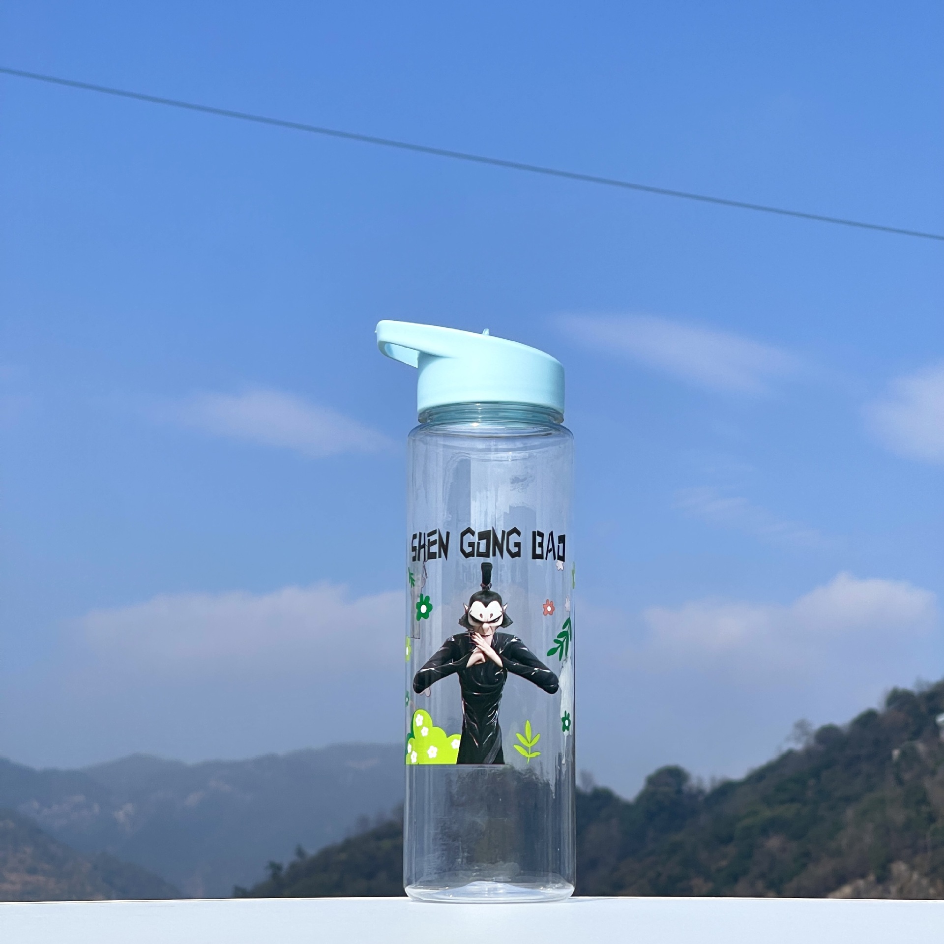 Taza de paja Kapi Barakatong con cierre Taza de mano Taza de plástico para deportes y fitness Taza de agua espacial para hombres y mujeres