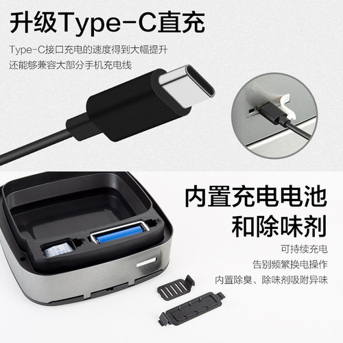 VHM7 smart trash can household induction bathroom with lid toilet kitchen living room stainless steel large capacity barrel