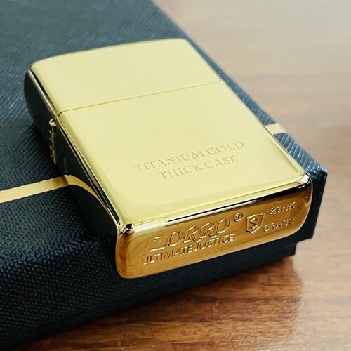 zorro brass kerosene windproof lighter personalized creative armor thickened shell suitable for DIY relief