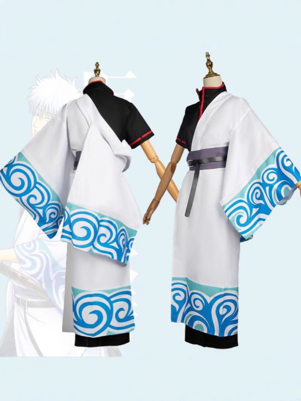 銀魂坂田銀時 cos 銀桑ア銀コスプレコスプレコミコンハロウィンコスプレ衣装|undefined