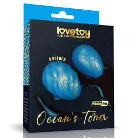 lovetoy正品双色硅胶凯格尔球阴道锻炼哑铃产后修复器LV445002