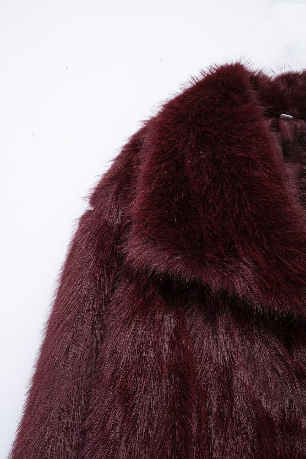 1330g Weight Faux Fur Coat Outerwear Type Long Sleeve Sleeve Length Single Breasted Placket Type Polyester Fabric Type Long Top Length Coat Tops Type Holiday Occasion Turndown Neckline Loose Fit Type Solid Color Pattern Winter, Autumn Season Women's Gender Pocket Design Elegant, Streetwear Style Women's Elegant Streetwear Solid Color Pocket Single Breasted Coat Faux Fur Coat 39