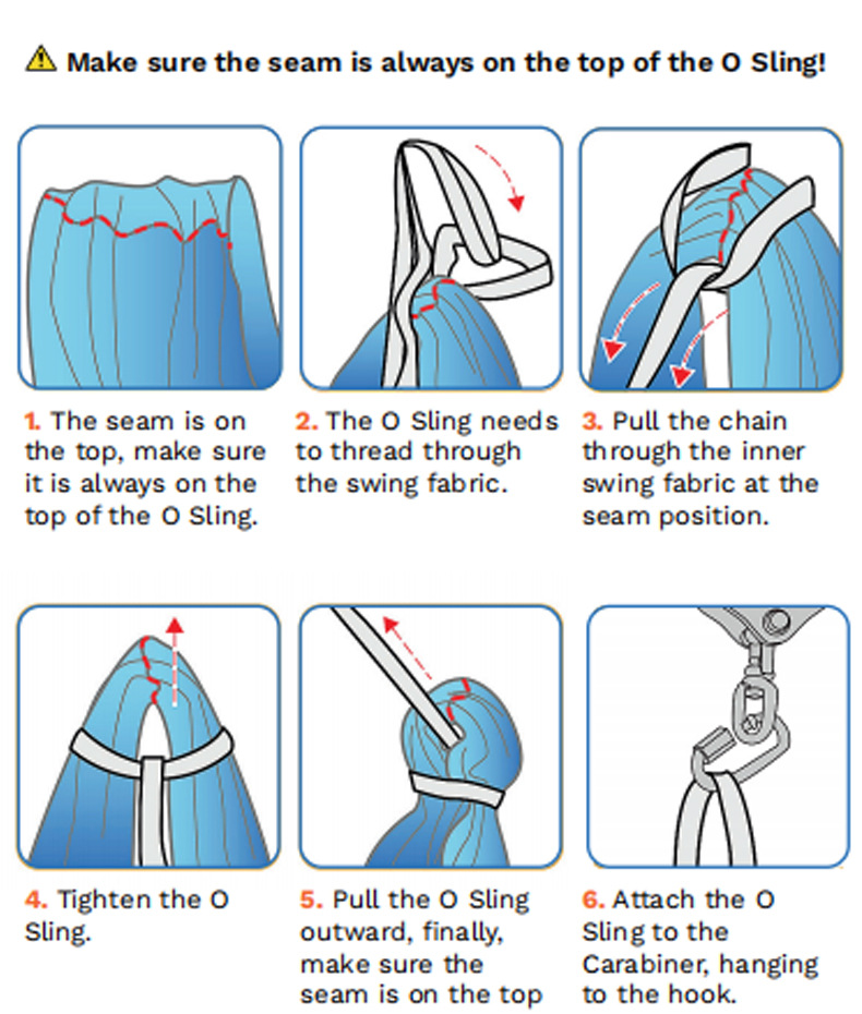 Doppellagige Yoga-Hängematte für Kinder zur Therapie von sensorischen Übungen in Innenräumen, direkt vom Hersteller_voghion.com