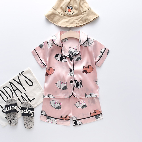  new summer fashion Korean style trendy boys and girls casual home wear two-piece set Mufurui BB105