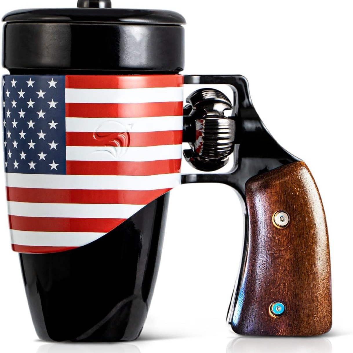 Cross Border Coffee Cup Revolver Revolver Coffee Cup Christmas Gift Christmas A14