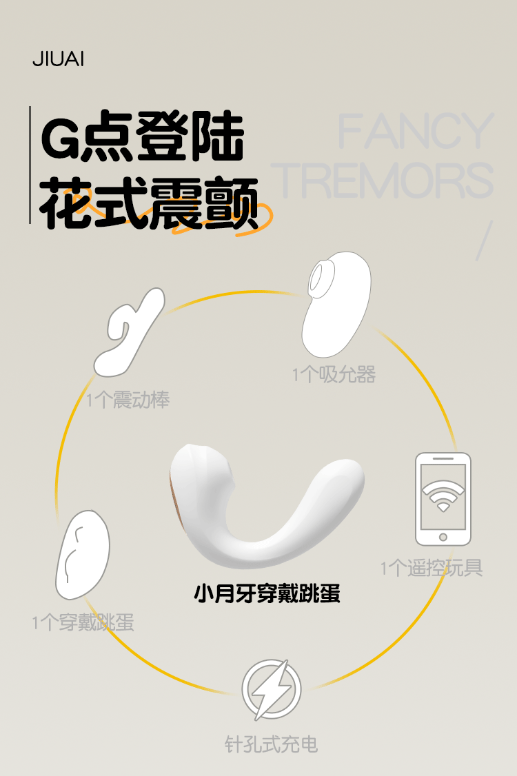 Wearable Vibrator for Women, Remote-Controlled Suction Toy, Warming Function, ABS Body — detail image 27