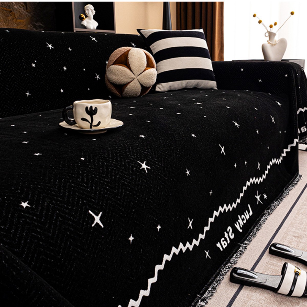 2025 nueva toalla de sofá de cubierta completa cuatro estaciones de alto nivel general sofá cubierta de cubierta de sofá manta anti-gato arañazo