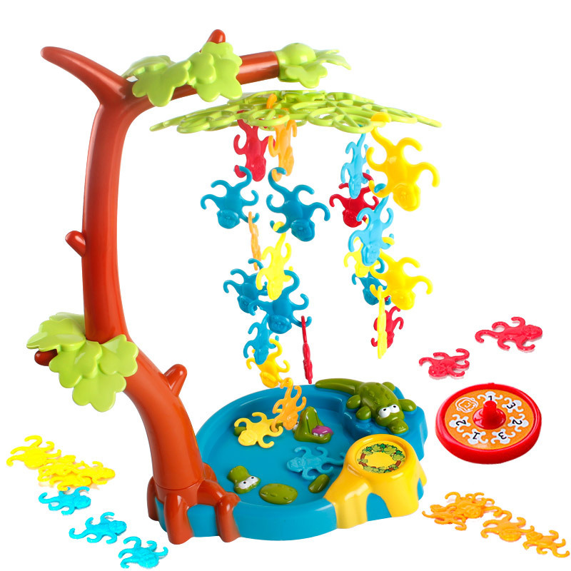Amazon niños educativos ciencia y educación juguetes mono swing multi-Persona juego de mesa interactivo ocio juguetes fábrica al por mayor