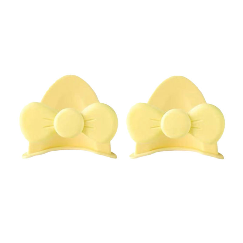 Motorcycle Stickers Helmet, Motuoche Dəbilqə (Kaska) aksesuarları - cat-ear-butterfly-yellow-yellow