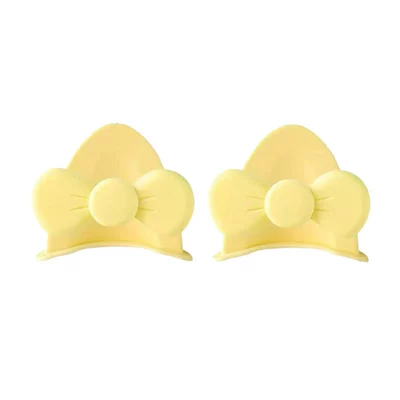 Bows, Dəbilqə (Kaska) aksesuarları - cat-eared-butterfly-yellow
