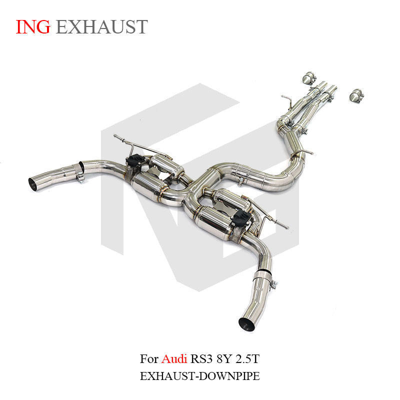 Suitable for Audi RS3 2.5T 8Y 24+ Silencer Valve Stainless Steel Tail Section Exhaust Pipe