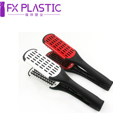 厂家美发拉直夹板V型直发梳多功能直卷两用顺发造型梳拉直板梳女